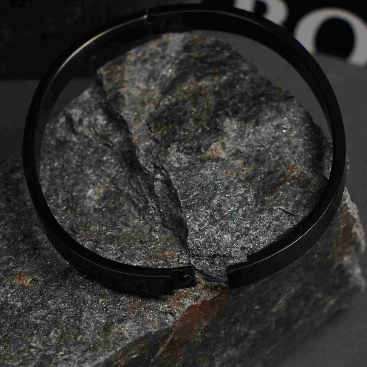 Black Cuff Bracelet