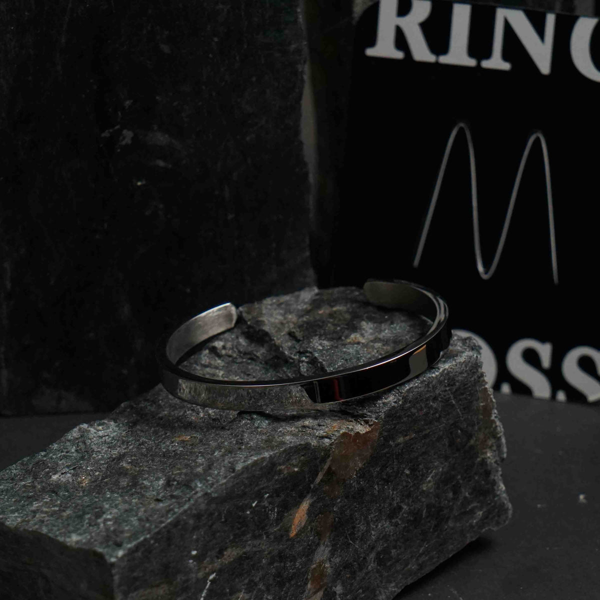 Silver Trendy Cuff Bracelet