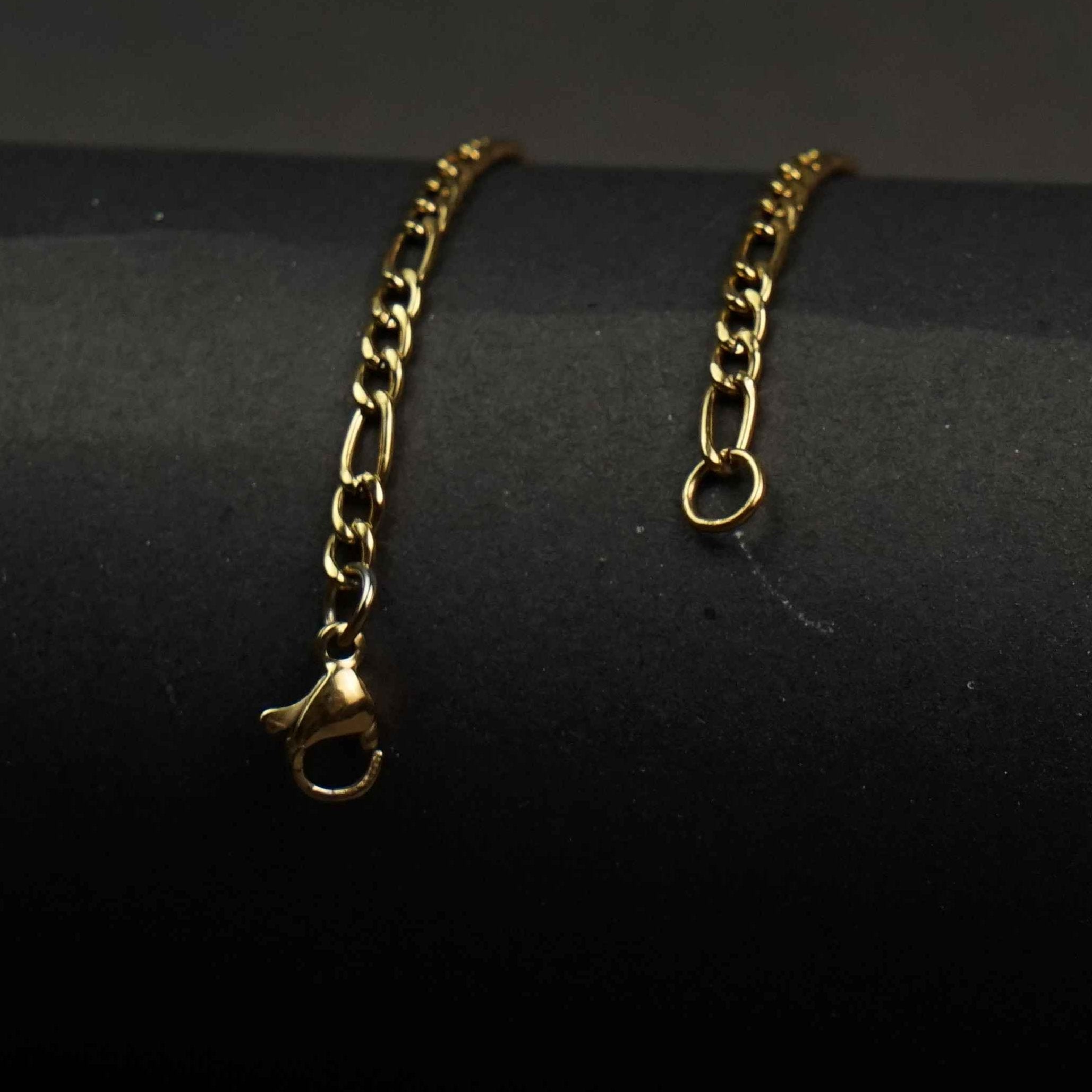 Golden Figaro Link Chain 4mm
