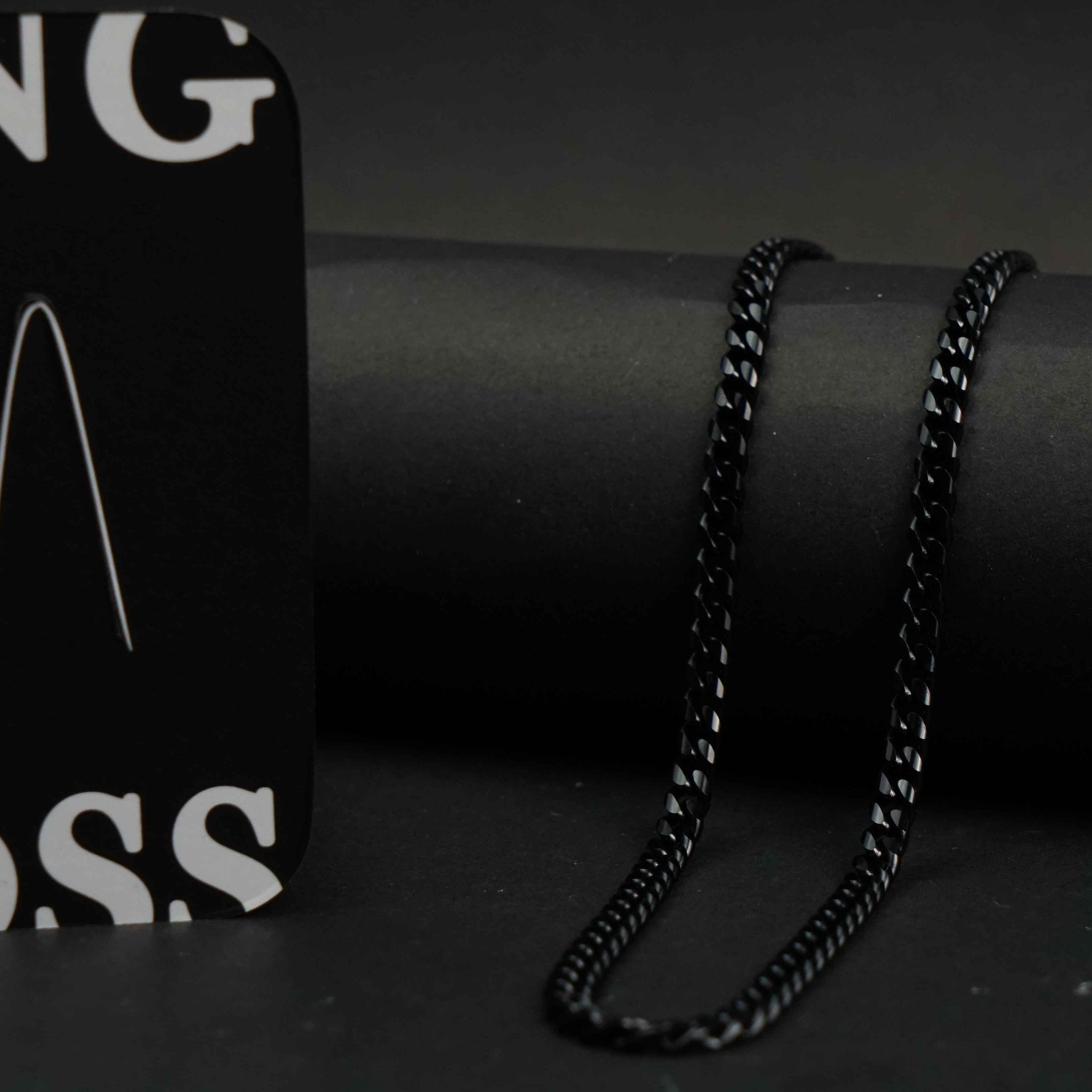 Black Cuban Chain 6mm