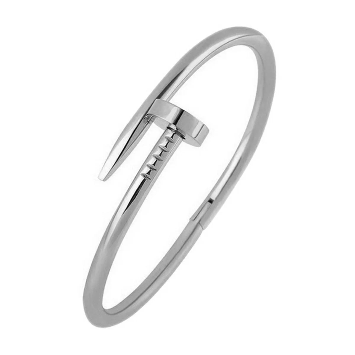 Silver Nail Bracelet
