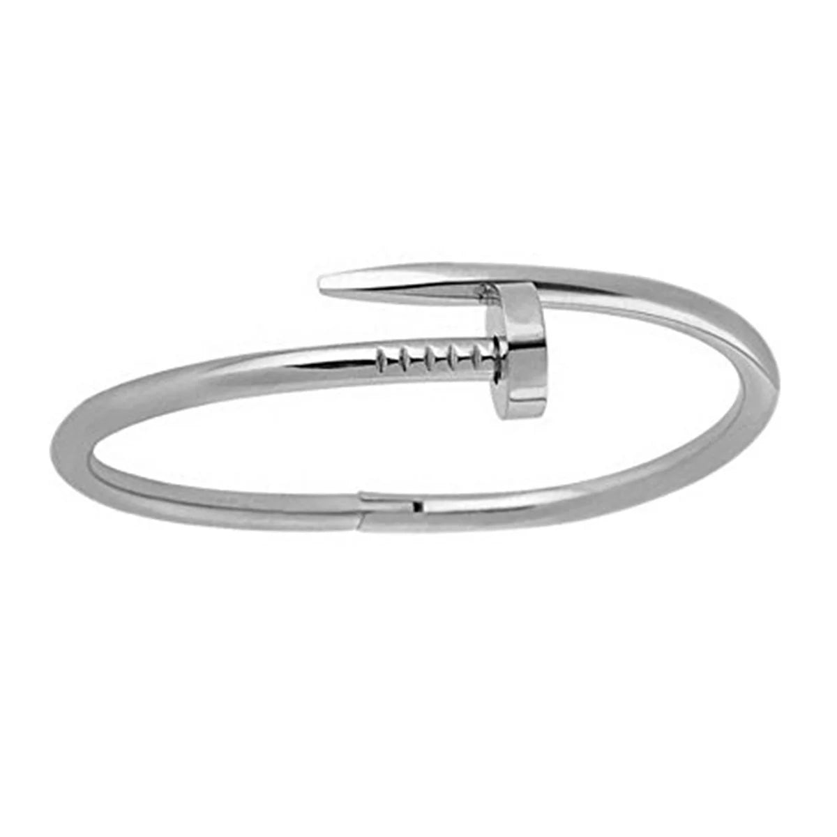 Silver Nail Bracelet