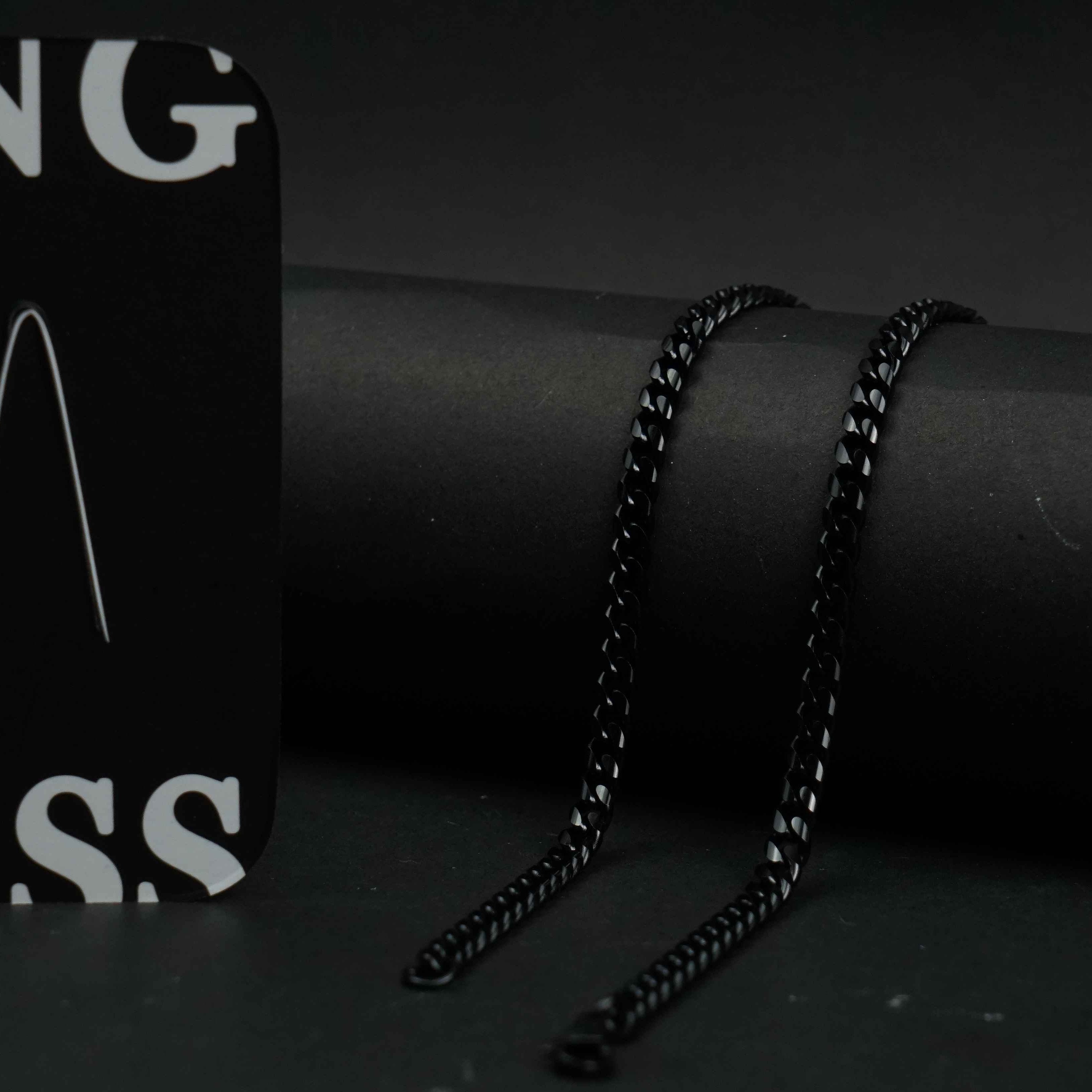 Black Cuban Chain 6mm