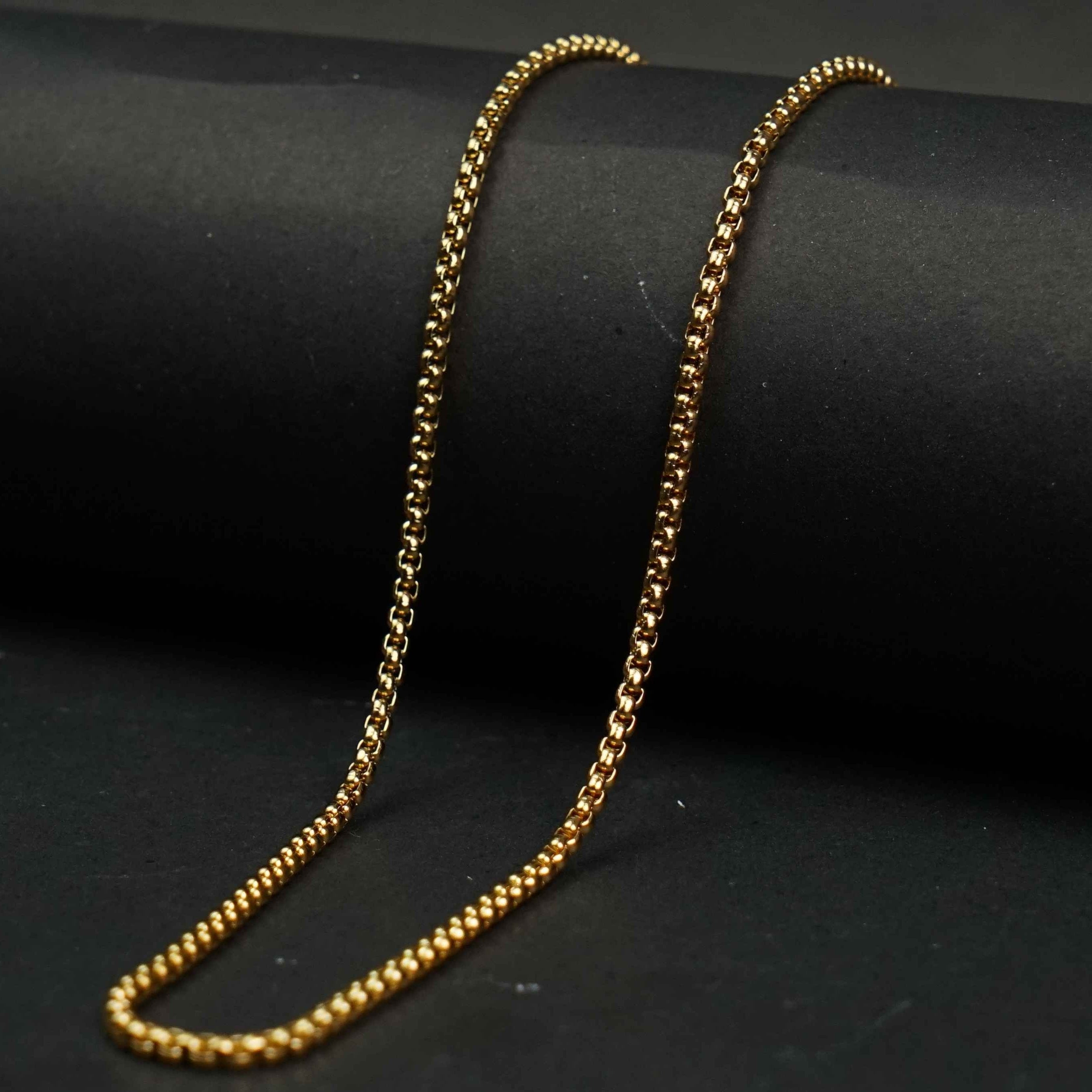 Golden Box Chain 3 mm