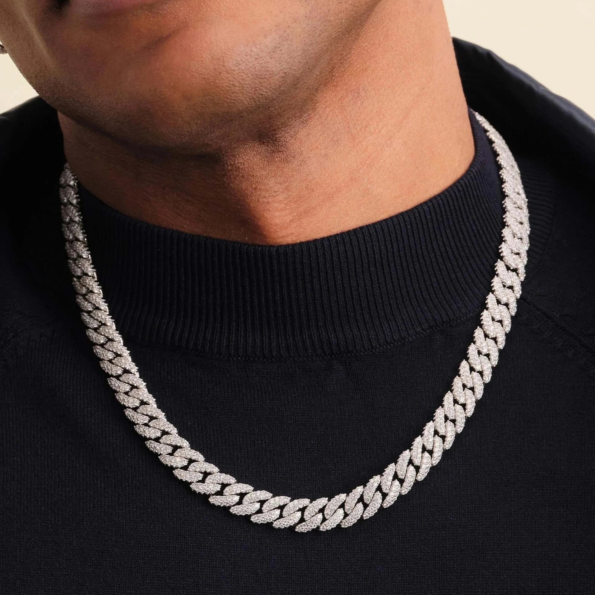 Iced Out Cuban Set - 10mm